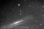Galaxie, 90 sec. belichtet am 12. Mai 2001, 01:53 Uhr